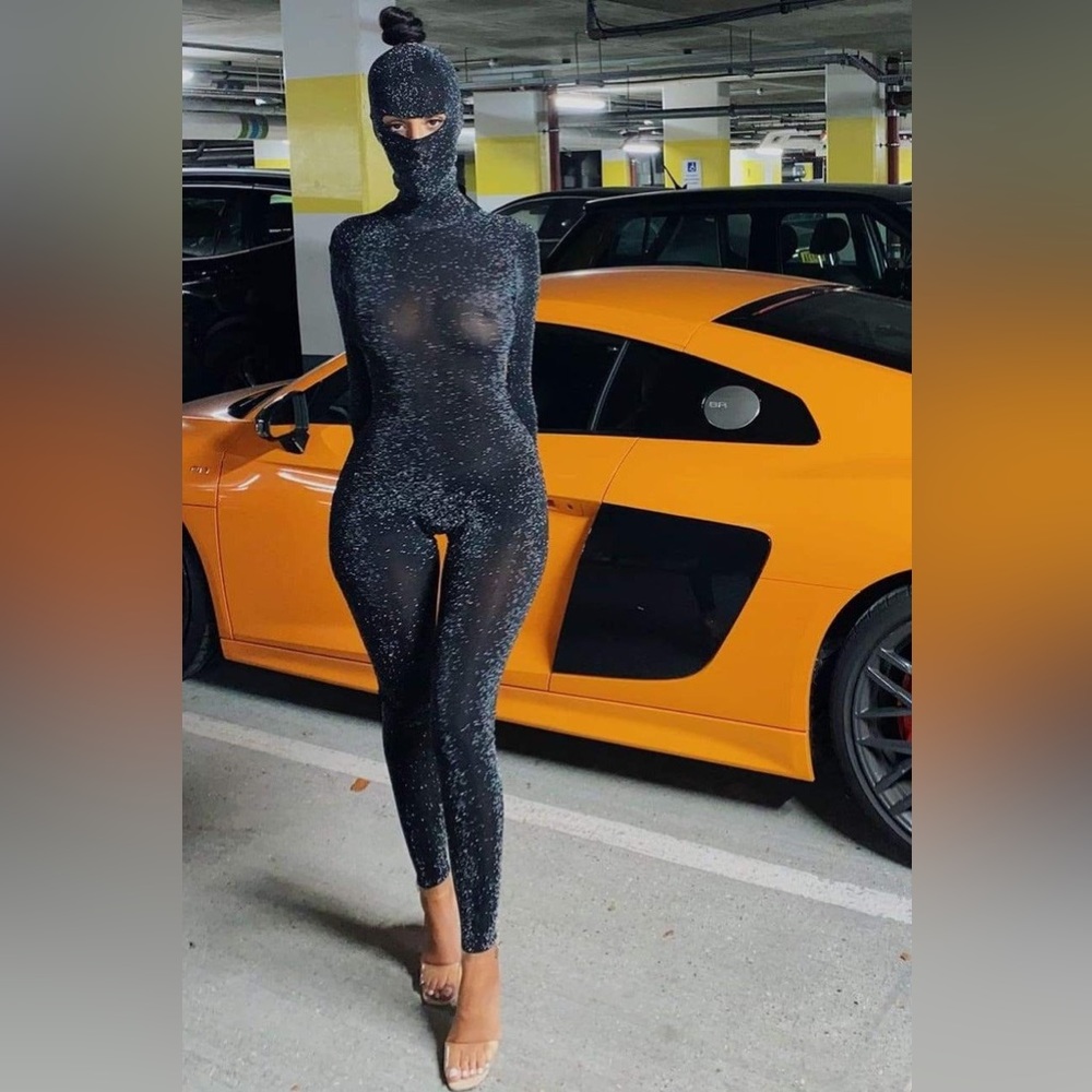 Black jumpsuit set